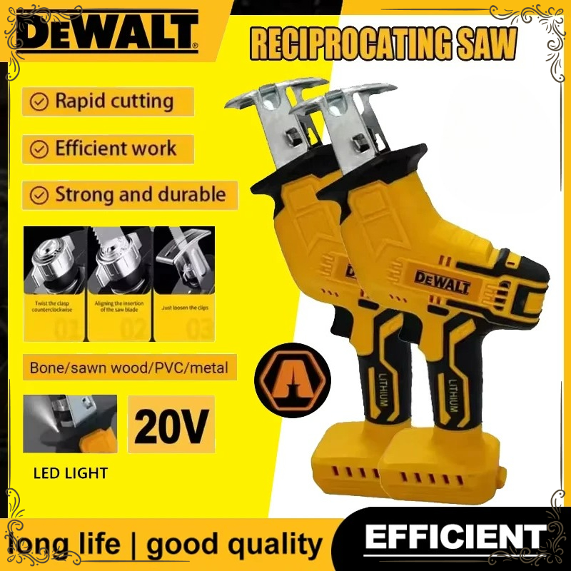 Woodworking Essential Tools - Dewalt Borstelloze reciprozaag 2800 RPM elektrische