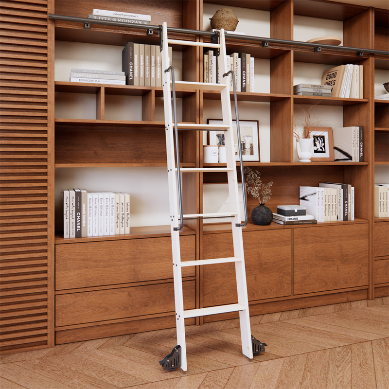 Woodworking Lofts - Rolling Bibliotheek Ladder Hardware 10FT (300cm)