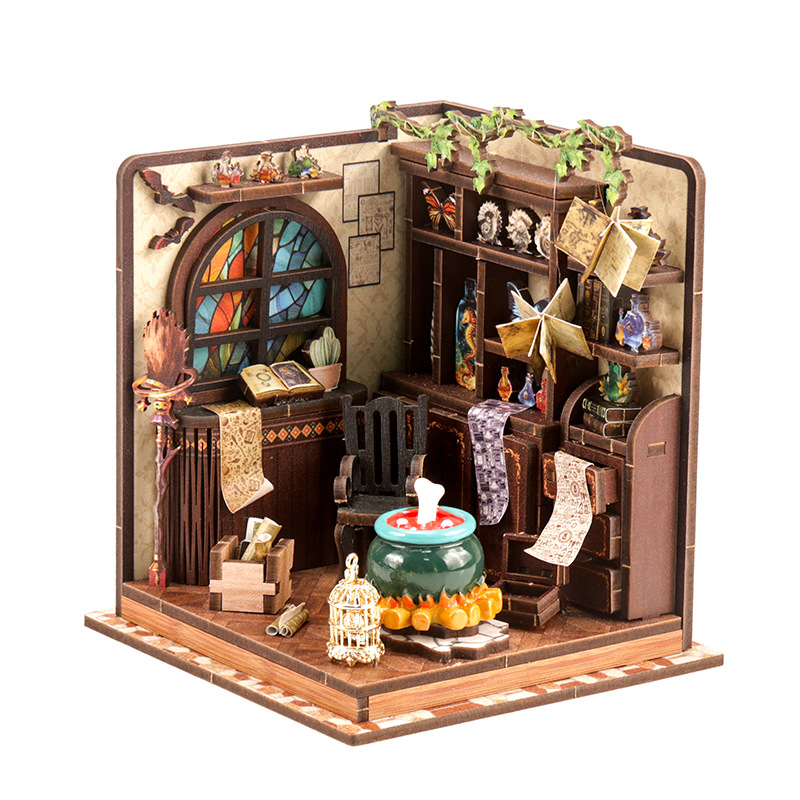 Woodworking Ideas - DIY houten miniatuur modelkit toverdrank workshop