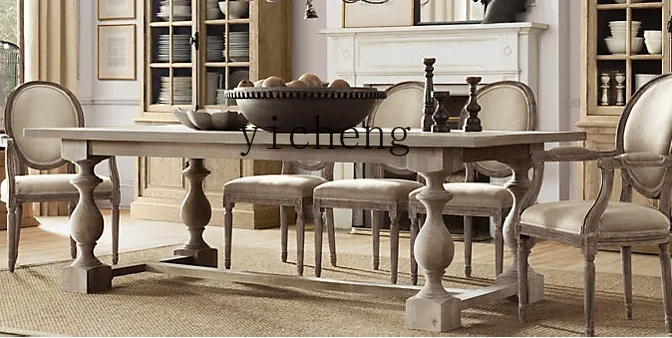 Woodworking Lofts - u10 Massief houten eettafel Loft Vintage