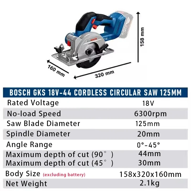 Bosch Accu Cirkelzaag GKS18V-4 - Woodworking Power Tools recensie en prijs