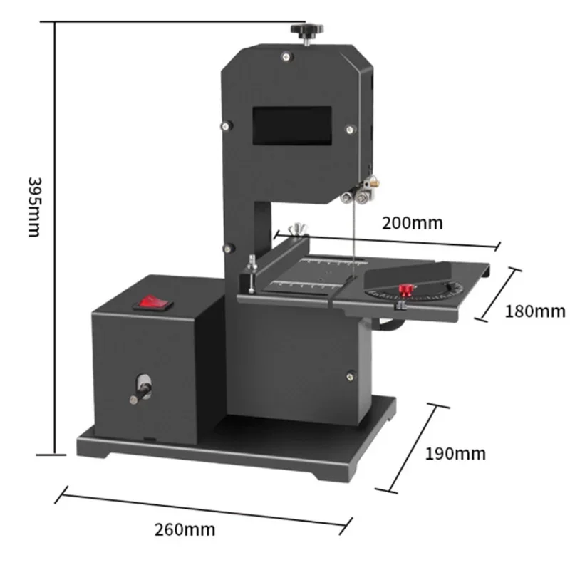 800W 1750RPM Houtbewerking Ban - Woodworking Bandsaw recensie en prijs