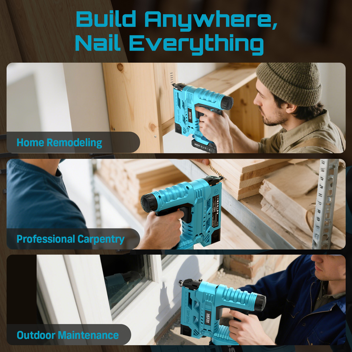 SEESII Elektrisch spijkerpisto - Woodworking Power Tools recensie en prijs