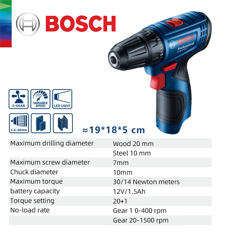Bosch GSR 120-LI 12V Lithium E - Woodworking Power Tools recensie en prijs
