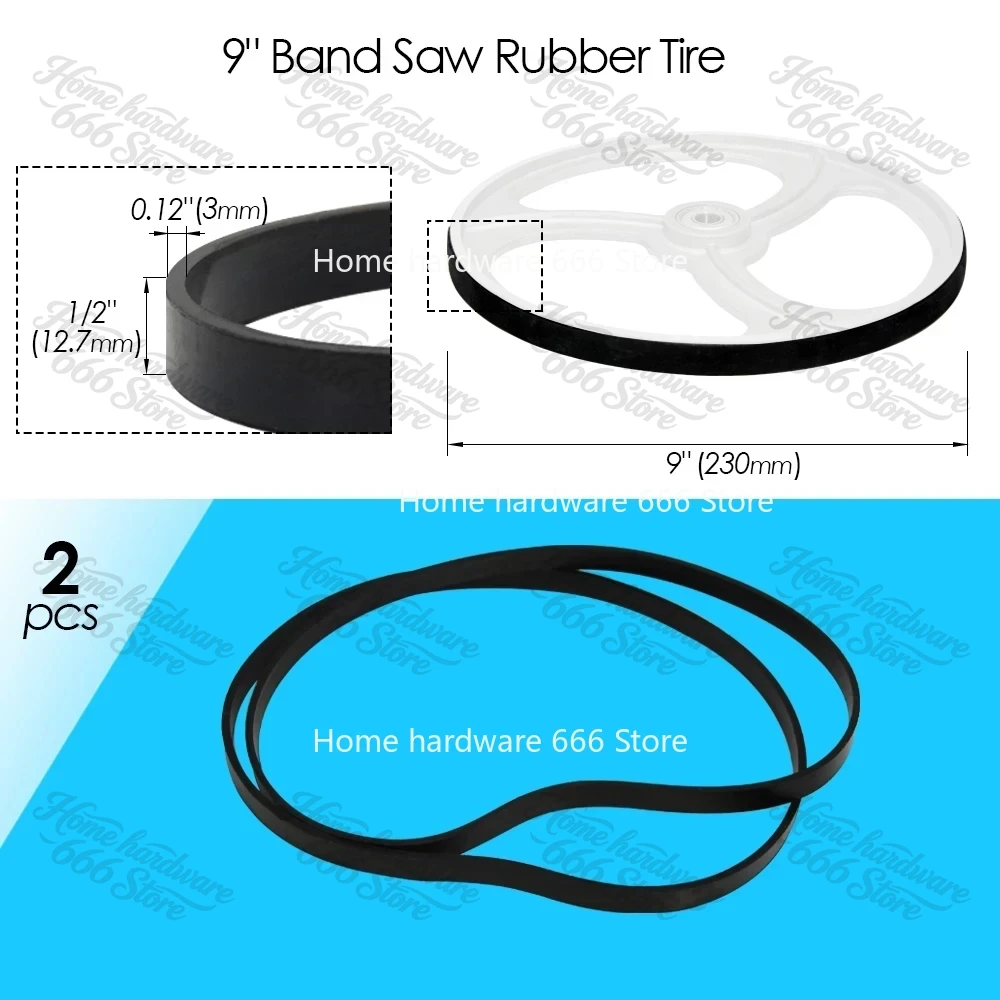 2 Stuks Bandsaw Rubberen Band  - Woodworking Bandsaw recensie en prijs